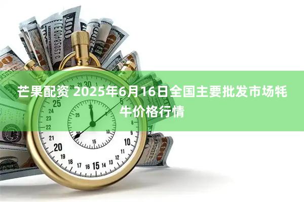 芒果配资 2025年6月16日全国主要批发市场牦牛价格行情